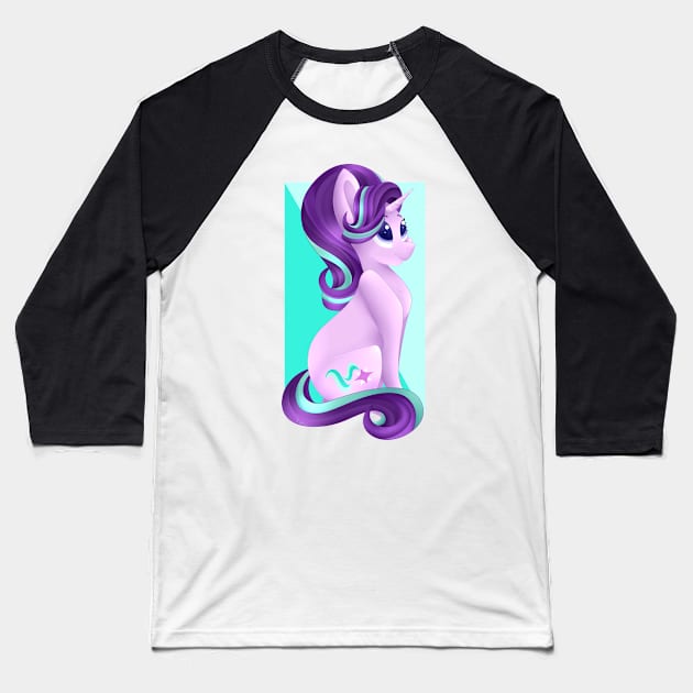 Starlight Glimmer Baseball T-Shirt by beashay